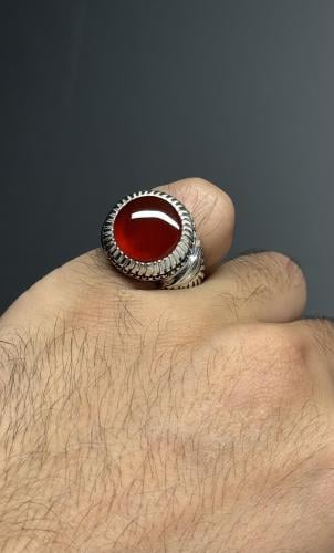 أحمر دائري زجاجي مائي - موديل شمس