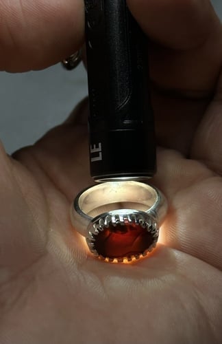 ياقوتي زجاجي زعفراني