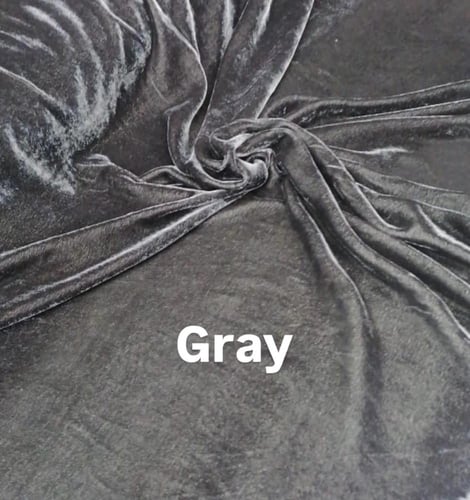 Velvet wide sleeves