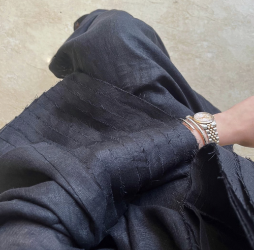 Black Striped Sleeve