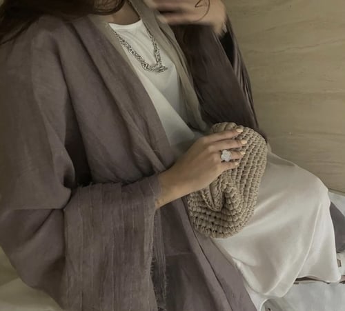 Purple Striped Sleeve