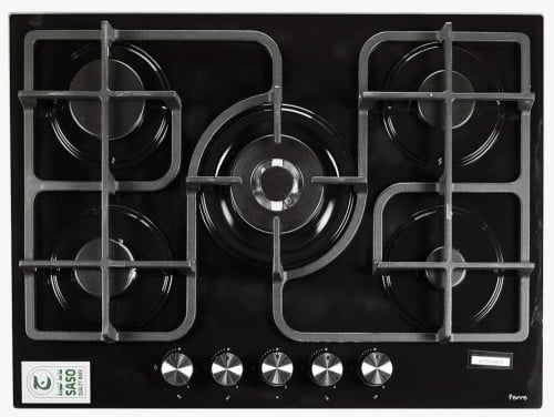 سطح غاز 70سم زجاج اسود F18