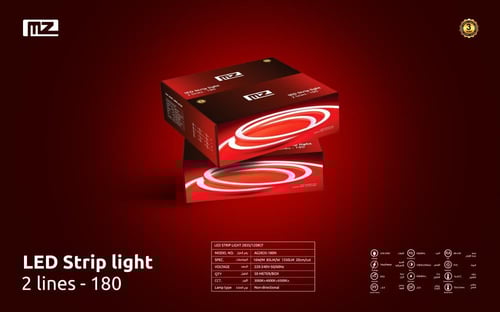 شريط ليد - 2 خط 180 ليد - 50 متر