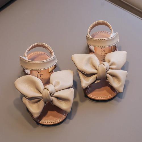 صندل أطفال كبير من الجلد الصناعي