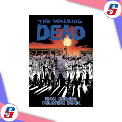 The Walking Dead Rick Grimes Adult Coloring Book