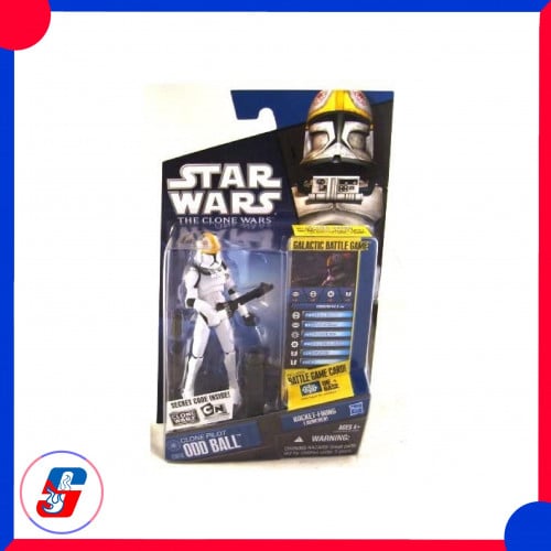 Hasbro Clone Pilot Odd Ball with Battle Game Card...