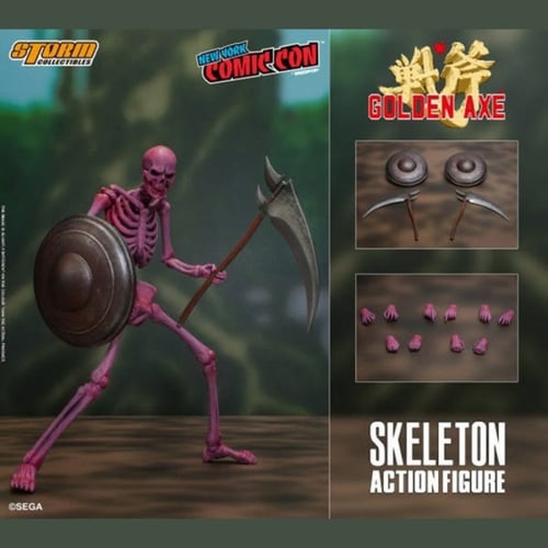 Golden Axe Skeleton Soldier 1/12 Scale Figure NYCC...