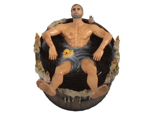 The Witcher 3: Wild Hunt Geralt in Bath Statuette