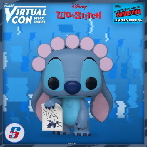 POP Disney: Lilo & Stitch- Stitch in Rollers w/Dra...