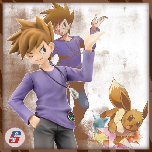Pokemon - Gary Oak With Eevee - Artfx