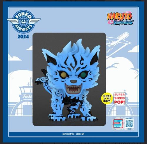 Funko Pop Super! Animation: Naruto -glow-in-the-da...