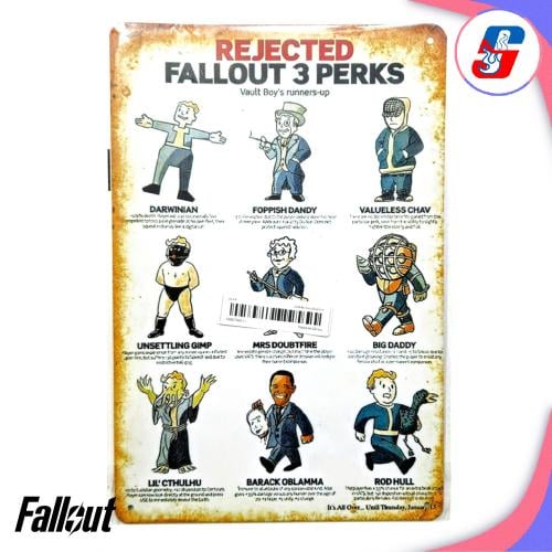 Fallout Metal Poster