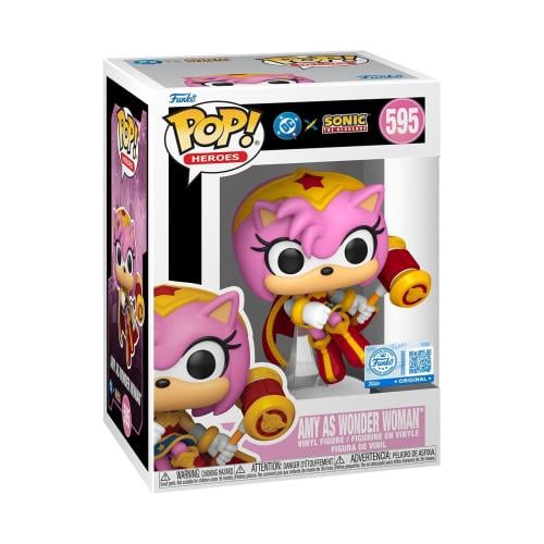 Funko Pop! Heroes: Justice League & Sonic - Amy Ro...
