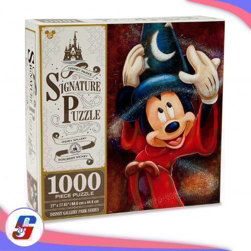disney parks signature puzzle sorcerer mickey