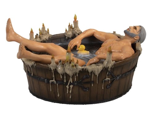 The Witcher 3: Wild Hunt Geralt in Bath Statuette