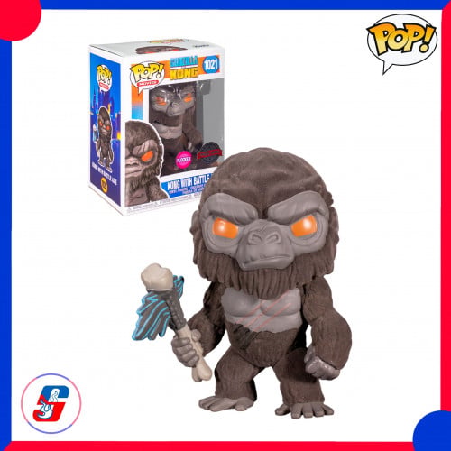 Funko pop godzilla vs Kong - flocked exclusive bat...