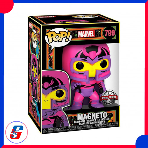 Funko Pop! Marvel: Magneto Black Light