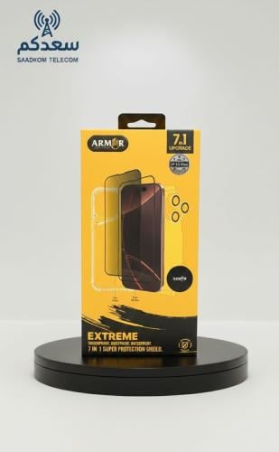 بكج حماية ARMOR Extreme 7 in 1 – زجاج حماية كامل ض...