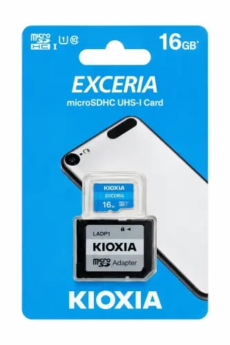 Qoxia Xceria 16GB Micro SD Memory Card with Adapte...