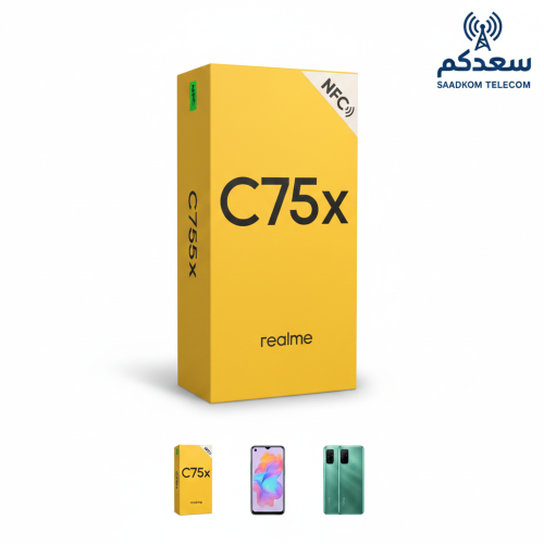 Realme C75x 256GB RAM8GB اللون الأزرق – مقاومة ماء...