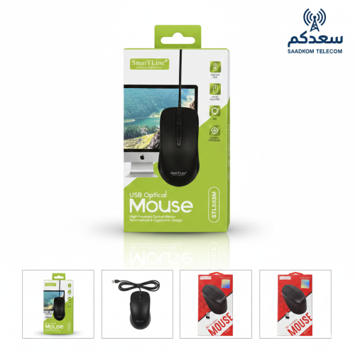 ماوس كمبيوتر USB سلكي دقة عالية
