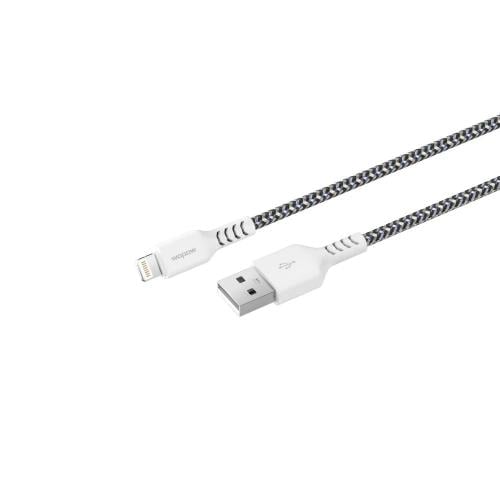 كيبل ايفون بطول مترين wopow ابيض