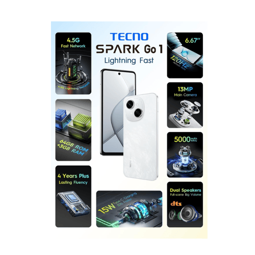 سبارك جو 1 بشريحتي اتصال لامع وذاكرة رام 3 جيجاباي...