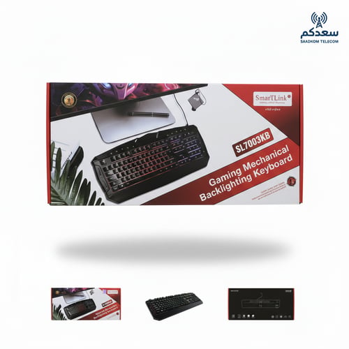 كيبورد ألعاب بإضاءة RGB – SmartLink SL7003KB