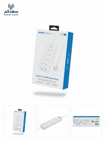 مشترك كهرباء USB – Anker 342 Power Strip