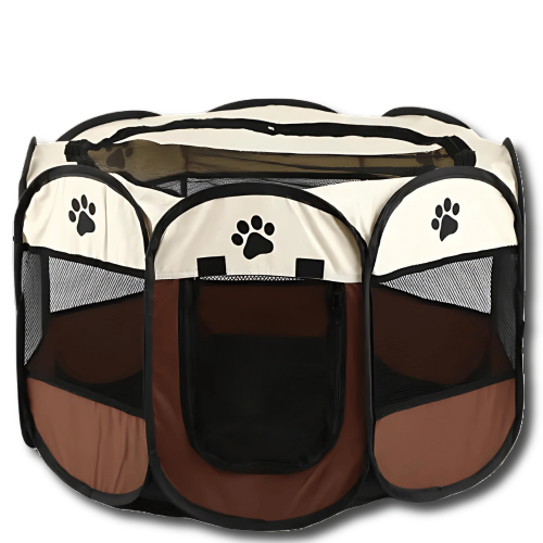 بيت دائري للحيوانات الأليفة لون ابيض متوفر بثلاثة...