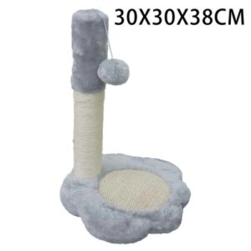 خداشة قطط لون رصاصي مقاس صغير