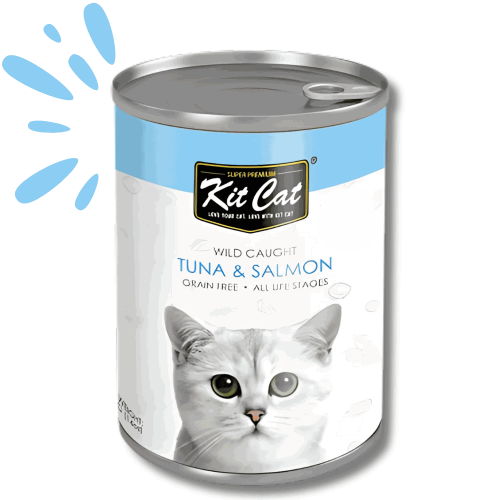 معلبات كت كات تونه سلمون 400غ