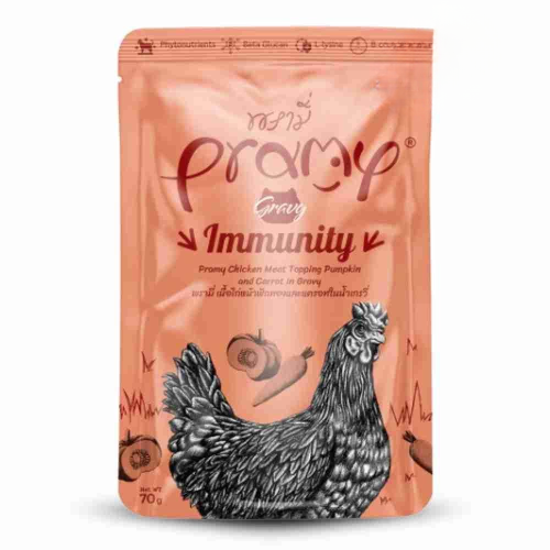 برامي اكل قطط رطب بنكهة الدجاج مع اليقطين والجزر ب...