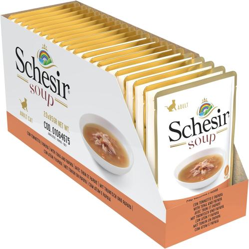 شيرز طعام قطط رطب تونا والبابايا للقطط