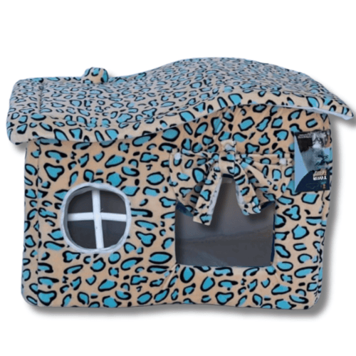 بيوت للقطط والكلاب برسومات جميلة مع ربطة القوس الك...