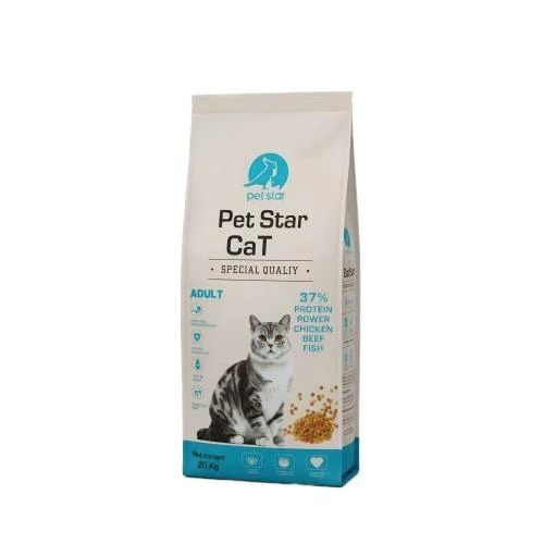 اكل قطط جاف للقطط البالغة من Pet Star Cat متعدد ال...