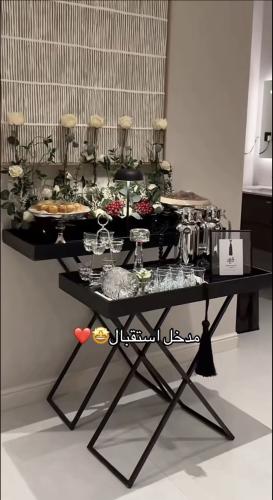 طقم طاولات قطعتين |تنفيذ اللون حسب الطلب