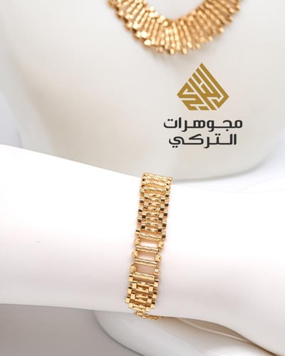 طقم ذهب عيار 21