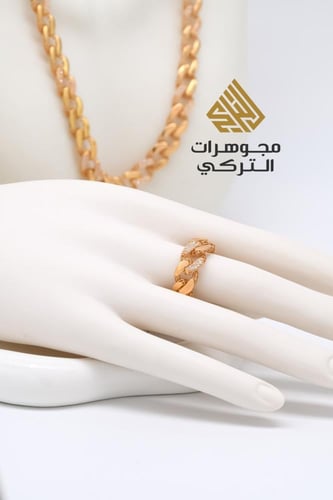 طقم ذهب عيار 21