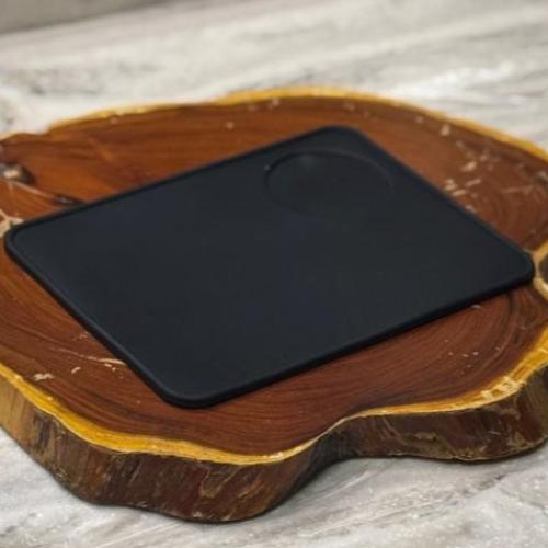 قاعدة كبس فلات و تنظيم ادوات الباريستا