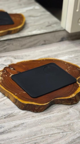 قاعدة كبس فلات و تنظيم ادوات الباريستا