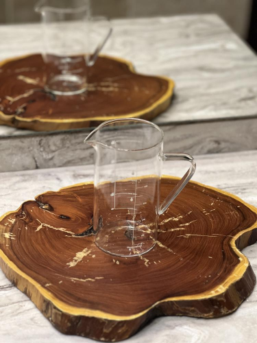 سيرفر مختبر v60 زجاجي انيق 500 مل