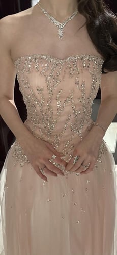 فستان أميرة السحر الوردي