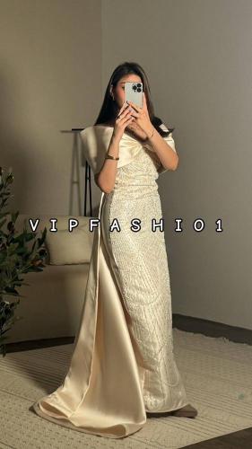 فستان ورد الانيقة