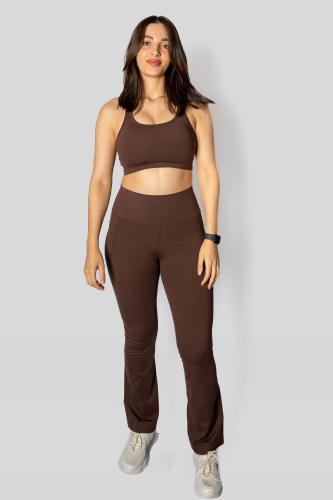 Ember Flare Pants Chocolate Brown