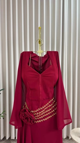 فستان باربي مع شيفون