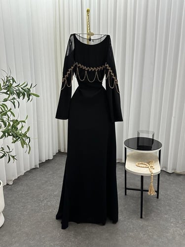 فستان كريب استرتش