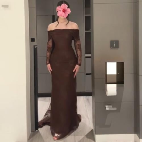 فستان دانتيل بطانه باربي