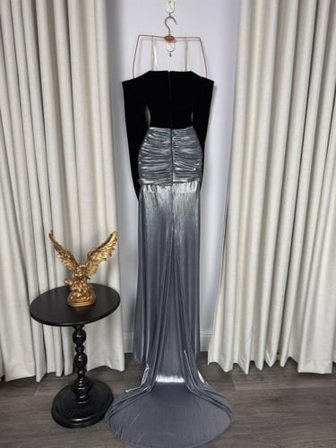 فستان جوخ مع لمعه وبطانه