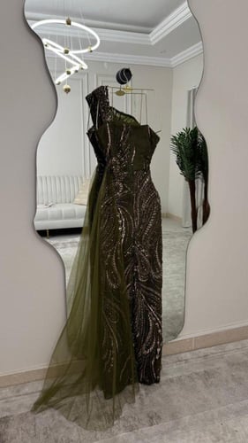 فستان خرز وتُل